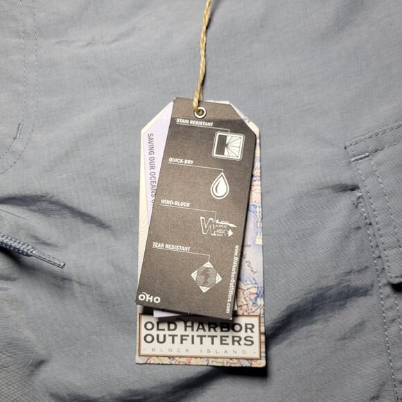 Old Harbor Outfitters Mens Gray Fishing Shorts Style S630 Size Small - Picture 8 of 16